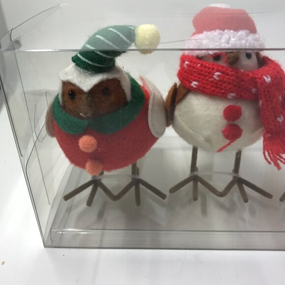 NWT Target Wondershop Featherly Friends fabric birds, set of 3.  Holiday - Picture 2 of 11